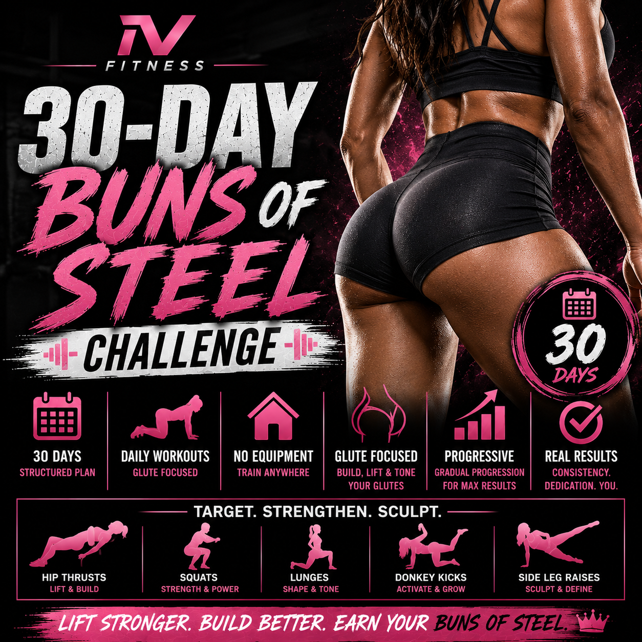 30 Day Challenge: Buns of Steel